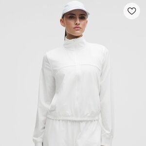 Lululemon Court Rival Tennis Track Jacket Size 12